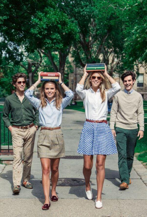 Phong cách preppy cùng áo sơ mi