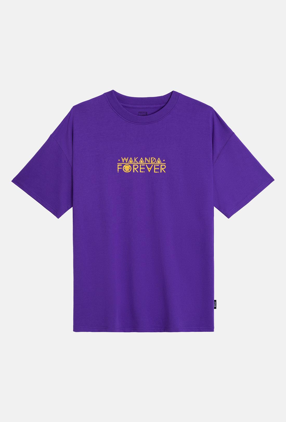 Áo thun Marvel Oversize Wakanda Forever - undefined