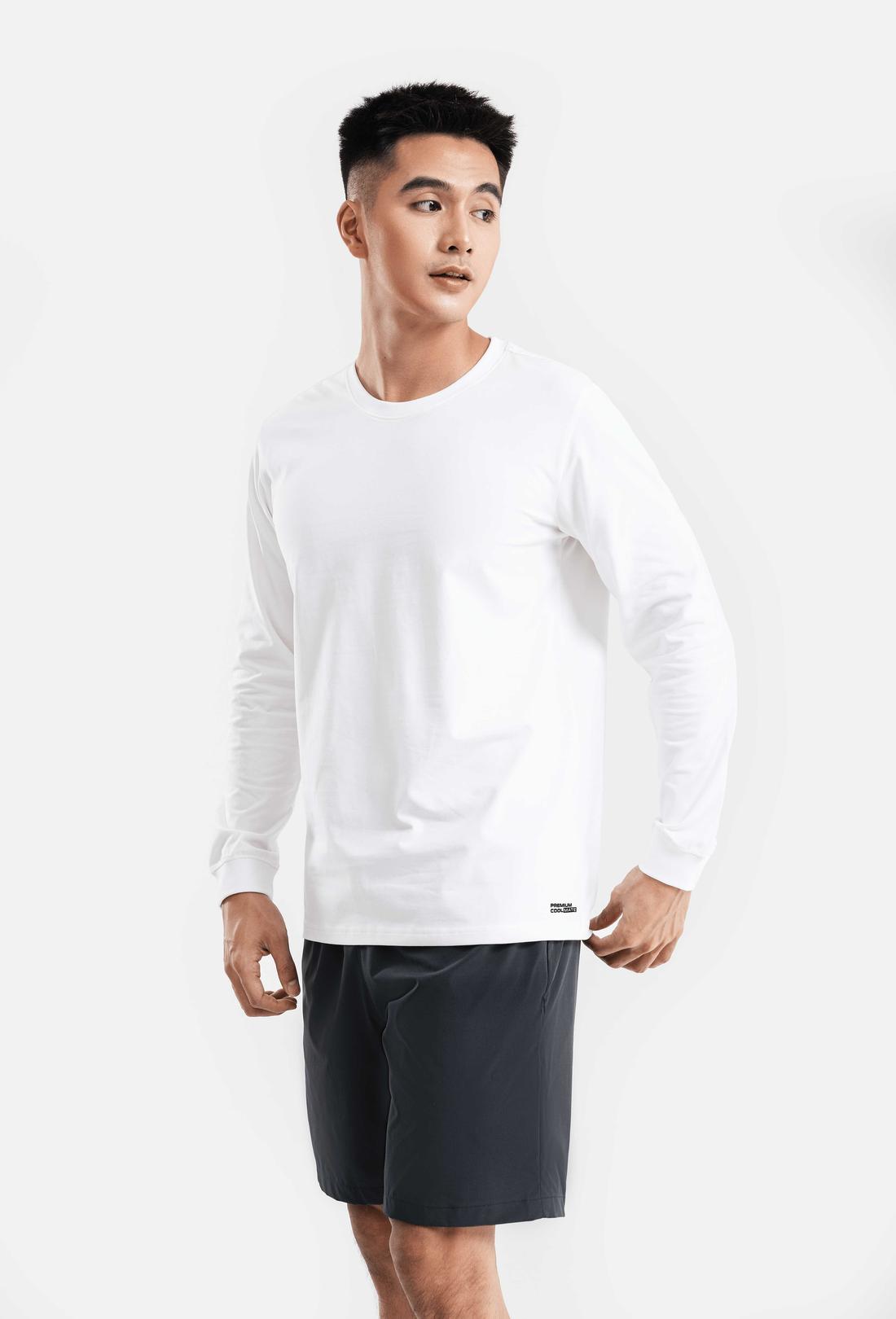 Áo dài tay Cotton Compact - Outlet - undefined