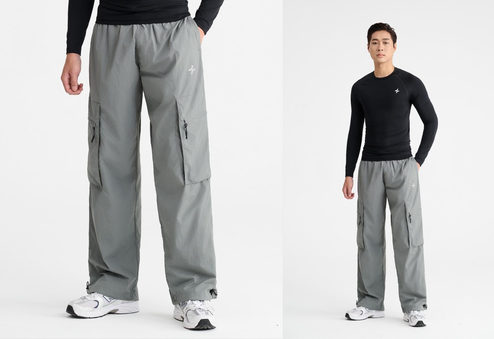 Quần dài nam Track Pants Windbreaker Cargo