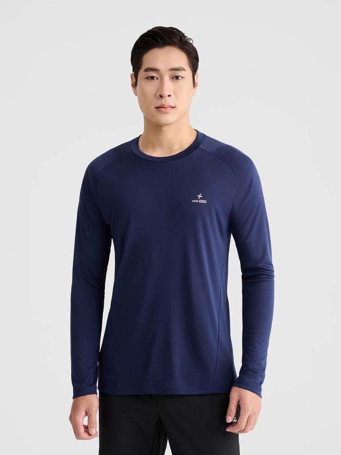 Áo dài tay thể thao nam Logo Active Regular - undefined