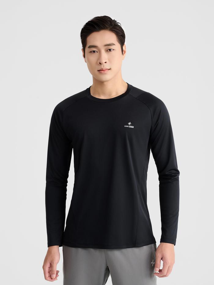 Áo dài tay thể thao nam Logo Active Regular - undefined