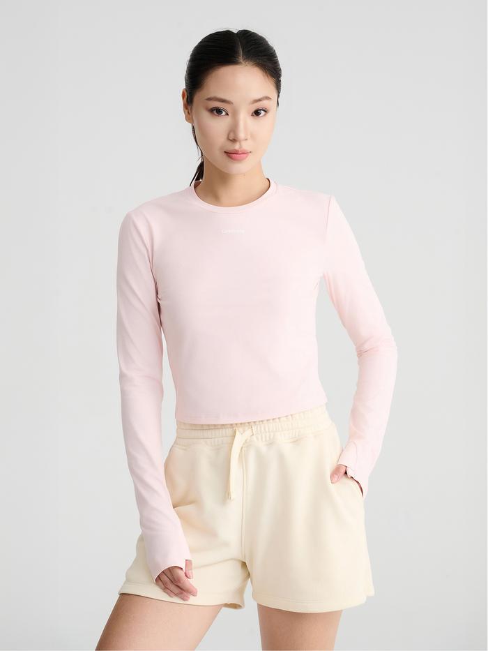Áo dài tay thể thao nữ Croptop Flex - undefined