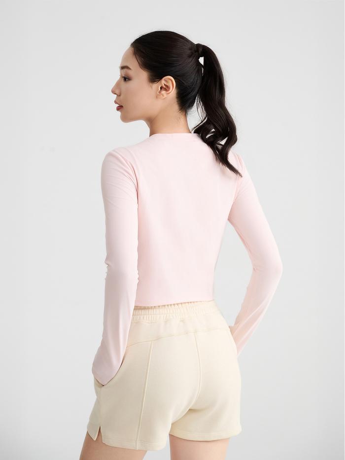 Áo dài tay thể thao nữ Croptop Flex - undefined