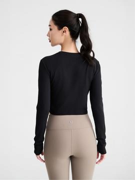 Áo dài tay thể thao nữ Croptop Flex - undefined