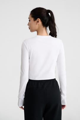 Áo dài tay thể thao nữ Croptop Flex - undefined