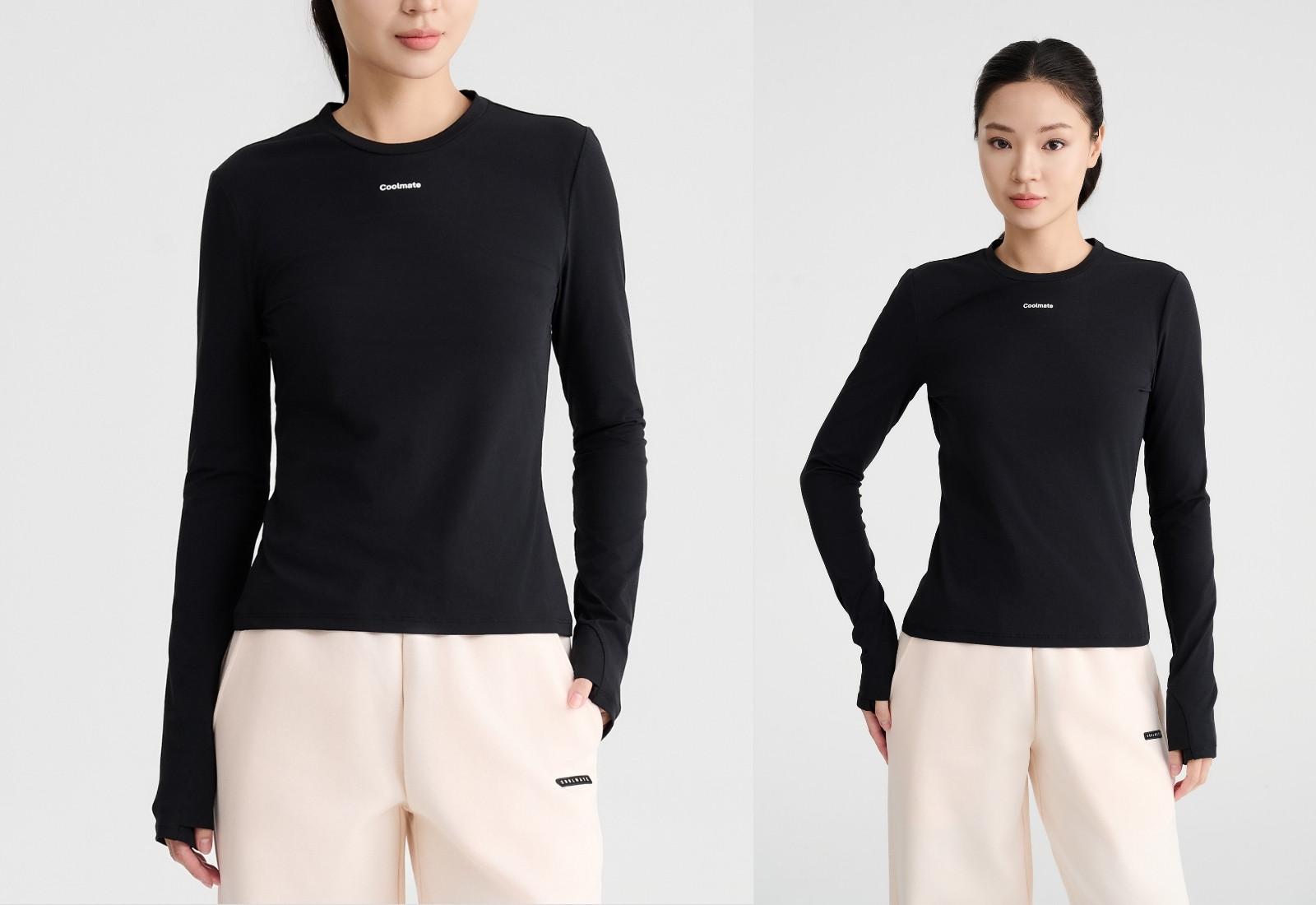 Áo dài tay thể thao nữ Slim Flex