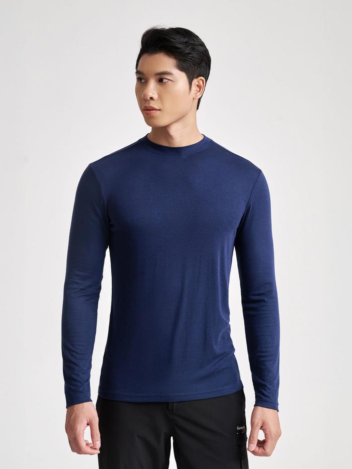 Áo giữ nhiệt Nam ExWarm Cổ thấp - undefined