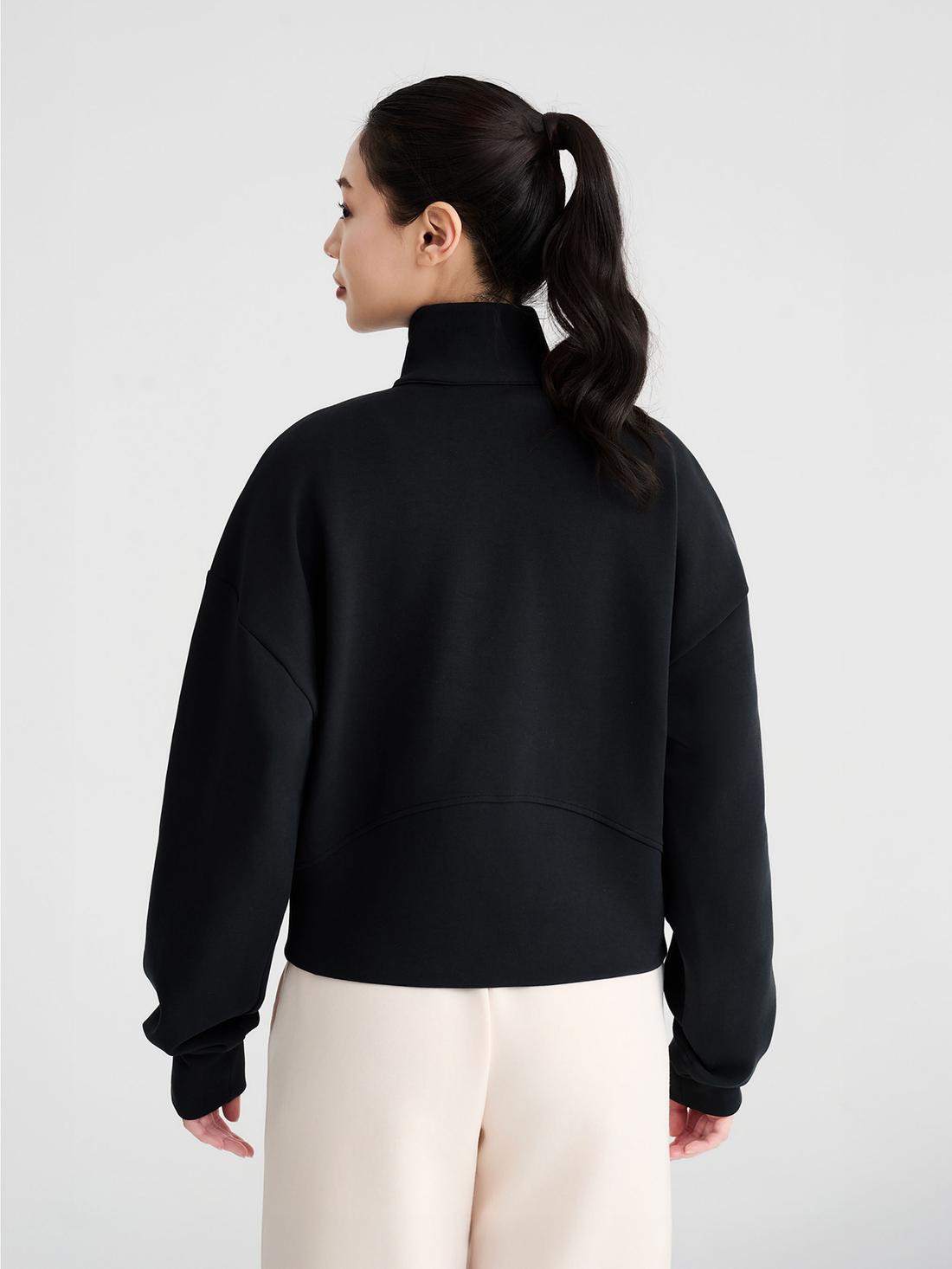 Áo Half Zip Oversized nữ Studio - undefined