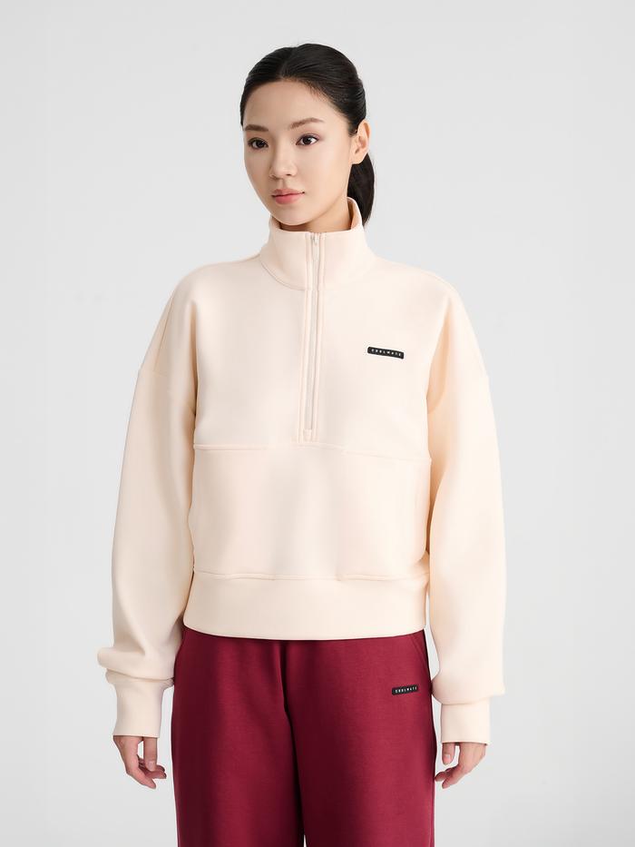 Áo Half Zip Oversized nữ Studio - undefined