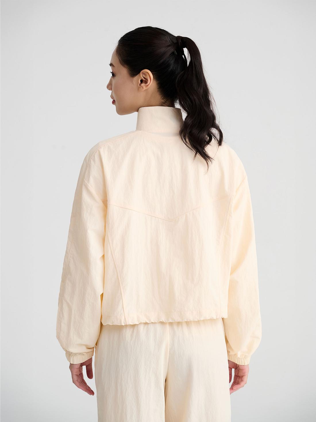 Áo khoác nữ Track Jacket Windbreaker khoá kéo - undefined