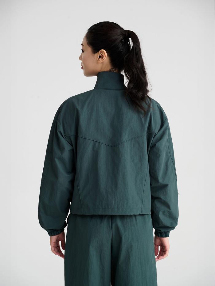 Áo khoác nữ Track Jacket Windbreaker khoá kéo - undefined