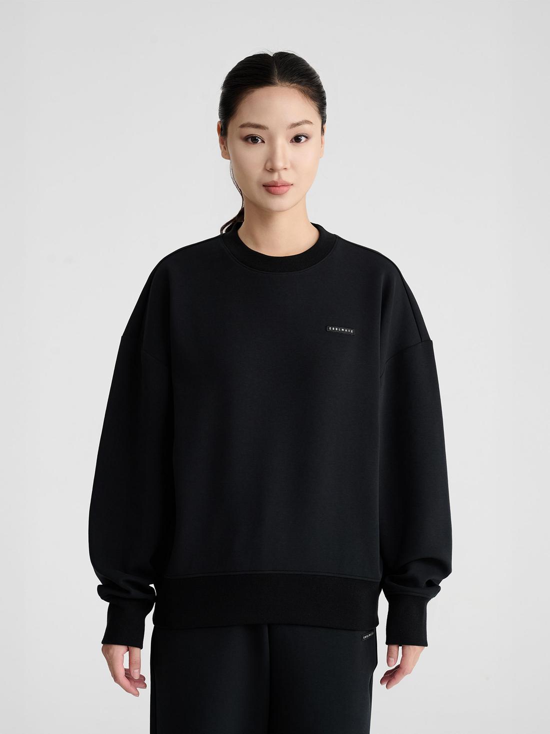 Áo nỉ thể thao nữ Studio Sweater Oversized - undefined
