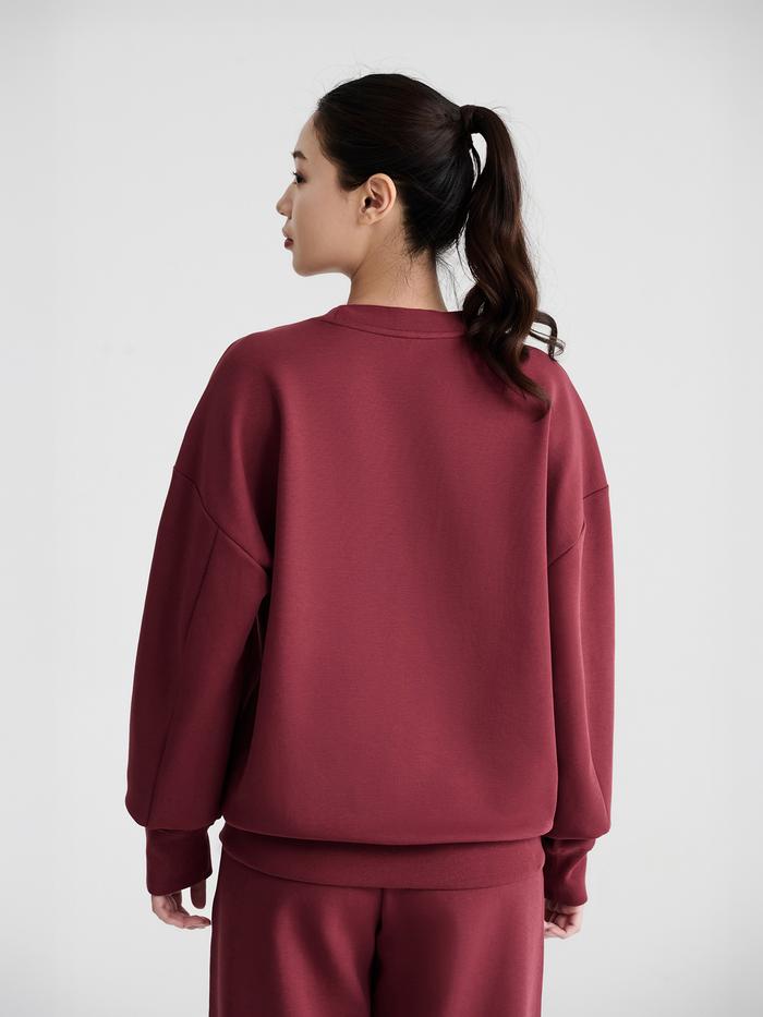 Áo nỉ thể thao nữ Studio Sweater Oversized - undefined