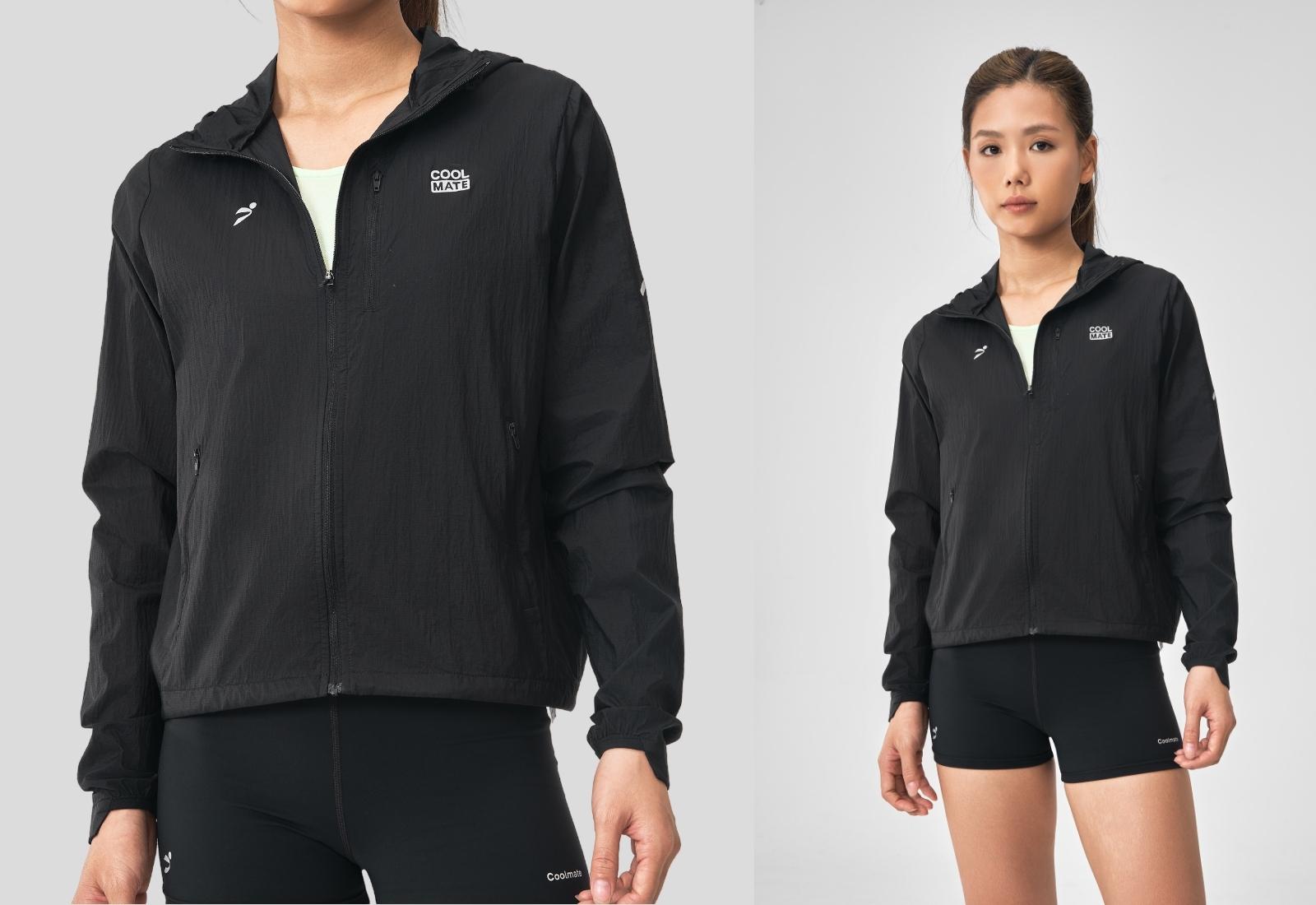 "NTOXCOOLMATE" Áo khoác chạy bộ Light Weight