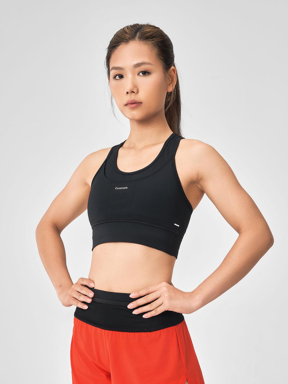 "NTOXCOOLMATE" Áo Bra chạy bộ Medium Support - undefined