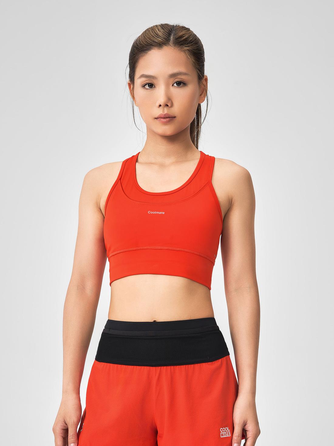 "NTOXCOOLMATE" Áo Bra chạy bộ Medium Support - undefined