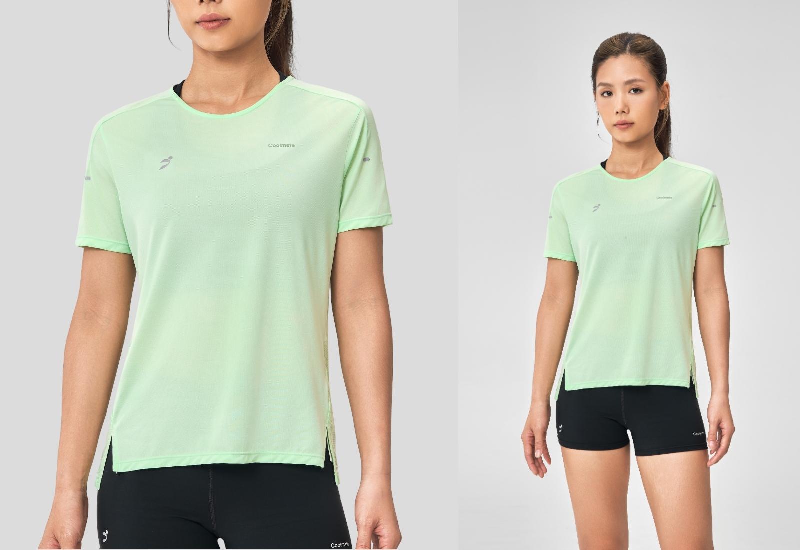"NTOXCOOLMATE" Áo T-shirt chạy bộ Light Weight