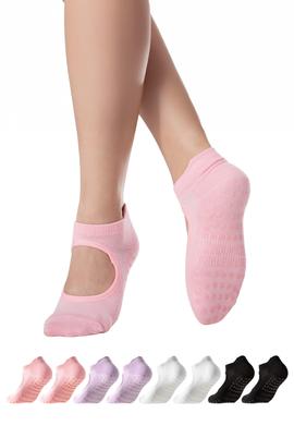 Pack 4 Tất Yoga & Pilates Grip Socks - undefined
