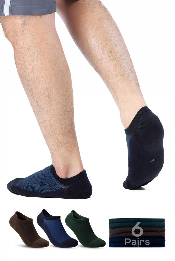 Pack 6 Tất cổ ngắn Nam - undefined