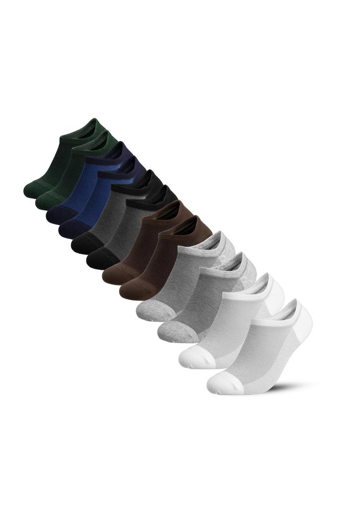 Pack 6 Tất cổ ngắn Nam - undefined