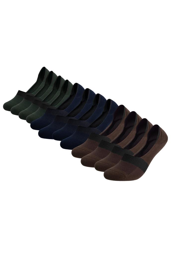 Pack 6 Tất lười No show Nam - undefined