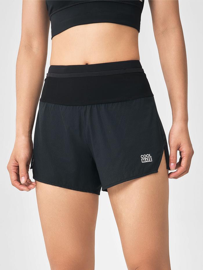 Quần short chạy bộ cạp cao 3IN - undefined