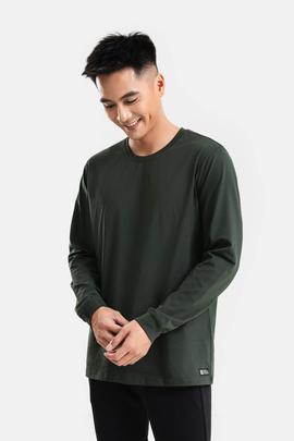 Áo thun nam dài tay Cotton Compact V2 - Outlet - undefined