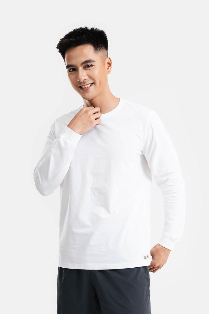 Áo thun nam dài tay Cotton Compact V2 - Outlet - undefined