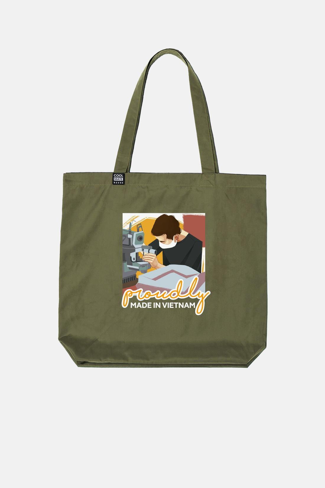 Proudly | Túi Clean Bag - màu Xanh Rêu - undefined