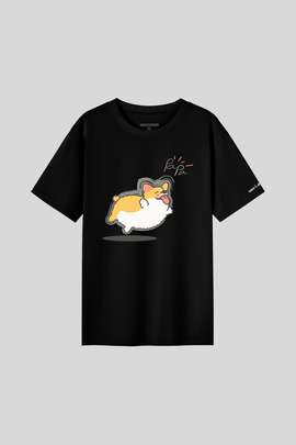 Áo Thun Nam C&S Chubby Corgi Papa - undefined