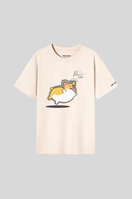Áo Thun Nam C&S Chubby Corgi Papa - undefined