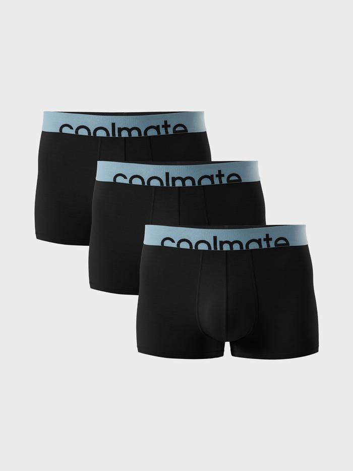 Combo 3 Quần Lót Nam trunk Lenzing Modal cạp logo Coolmate - undefined