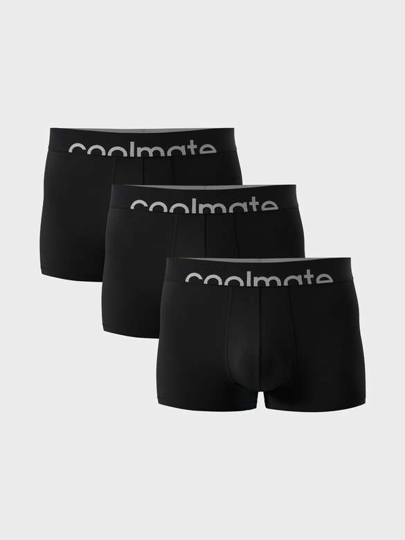 Combo 3 Quần Lót Nam trunk Lenzing Modal cạp logo Coolmate - undefined