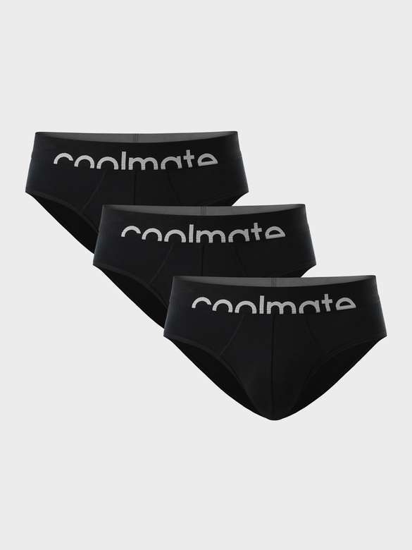 Combo 3 Quần Lót Nam tam giác Lenzing Modal cạp logo Coolmate - undefined