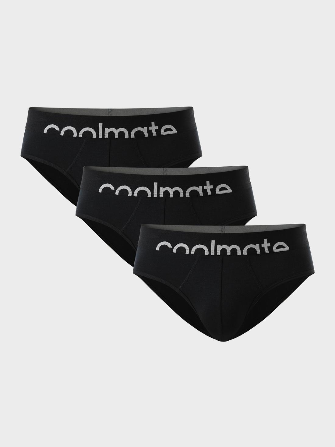 Combo 3 Quần Lót Nam tam giác Lenzing Modal cạp logo Coolmate - undefined