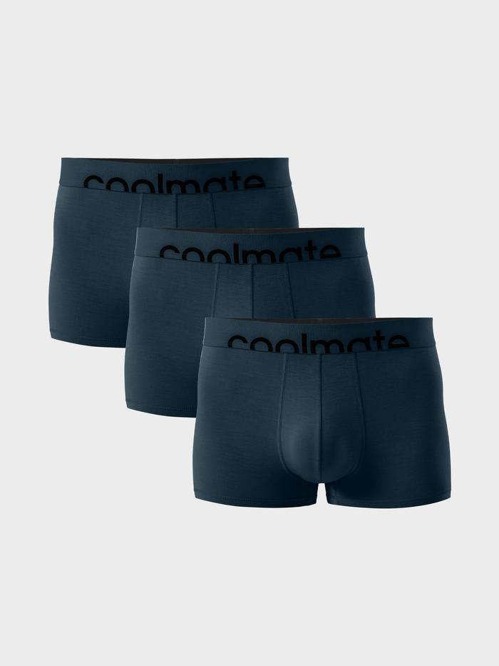 Combo 3 Quần Lót Nam trunk Lenzing Modal cạp logo Coolmate - undefined