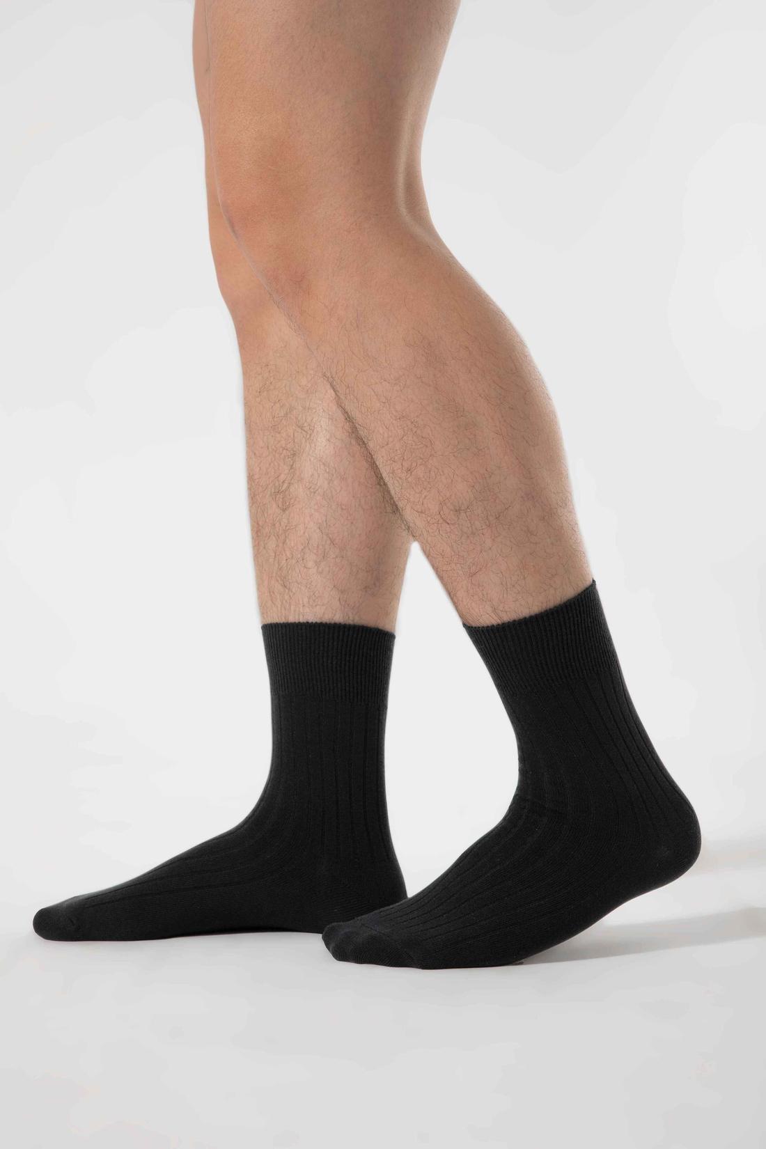 Combo 2 đôi Tất cổ trung Cotton Ribbed Coolmate - undefined
