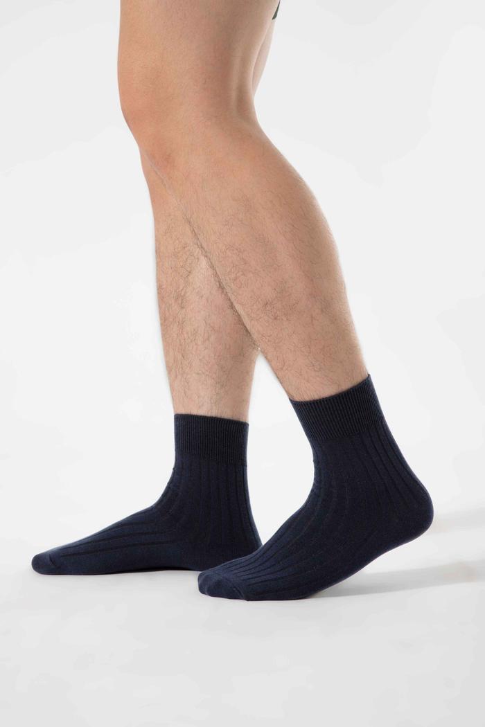 Combo 2 đôi Tất cổ trung Cotton Ribbed Coolmate - undefined