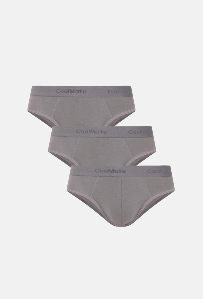 Combo 3 Quần Lót Nam Brief Cotton Compact - undefined