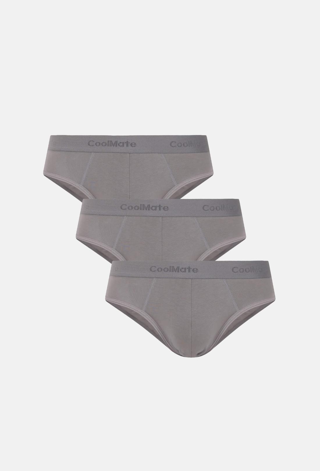 Combo 3 Quần Lót Nam Brief Cotton Compact - undefined