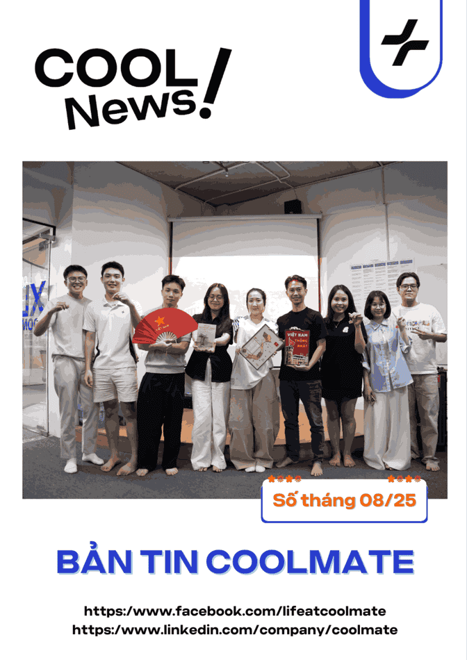 BẢN TIN COOLMATE THÁNG 08 NĂM 2025