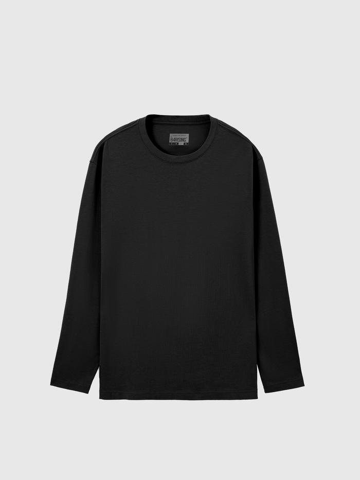 Áo thun dài tay 100% Cotton Relax fit - undefined