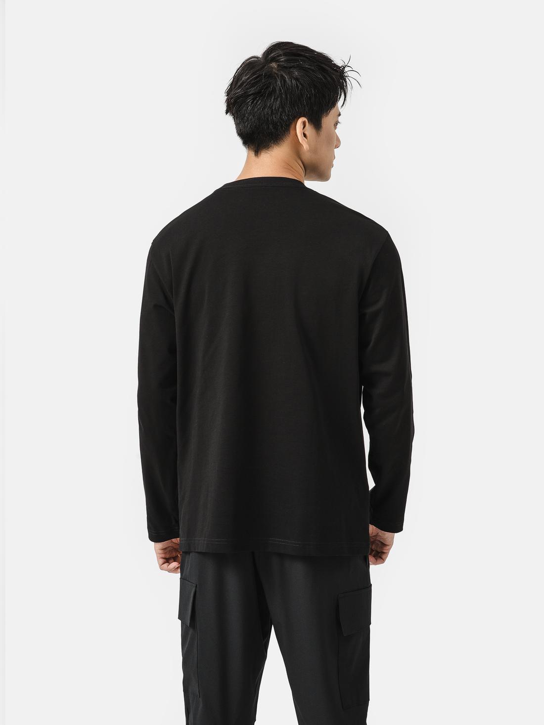 Áo thun dài tay 100% Cotton Relax fit - undefined