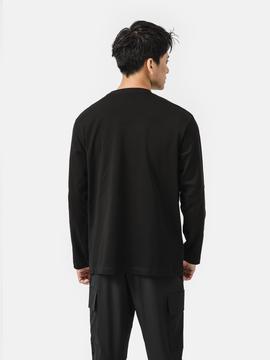 Áo thun dài tay 100% Cotton Relax fit - undefined