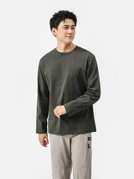 Áo thun dài tay 100% Cotton Relax fit - undefined