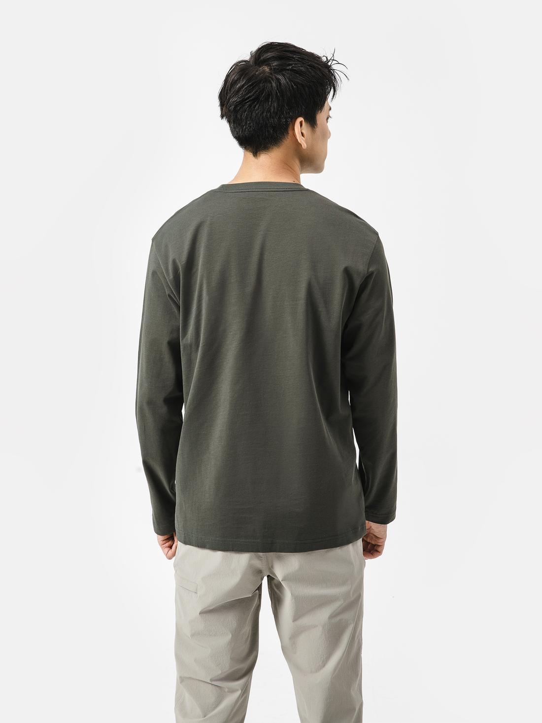 Áo thun dài tay 100% Cotton Relax fit - undefined