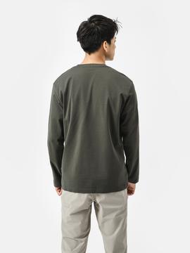 Áo thun dài tay 100% Cotton Relax fit - undefined