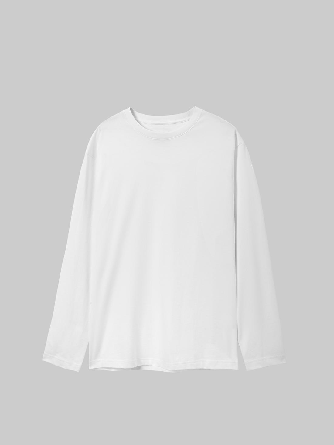 Áo thun dài tay 100% Cotton Relax fit - undefined