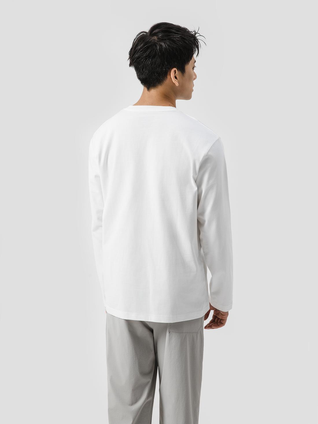 Áo thun dài tay 100% Cotton Relax fit - undefined